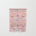Vintage sweet dessert tea food art pattern Wall Hanging Gallery Image 1