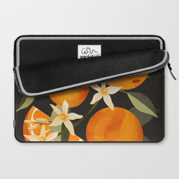 Oranges Botanical Art 1 Laptop Sleeve Gallery Image 2