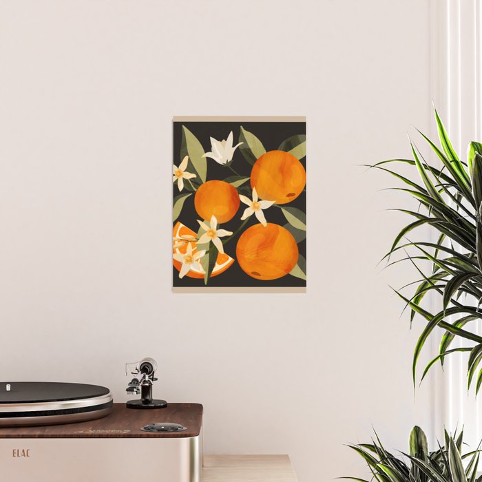 Oranges Botanical Art 1 Poster Gallery Image 2
