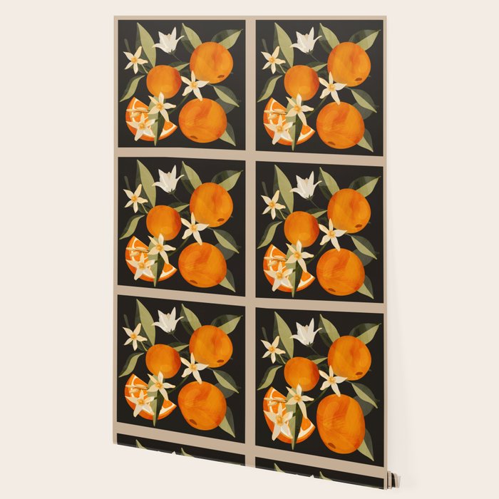 Oranges Botanical Art 1 Wallpaper Gallery Image 2