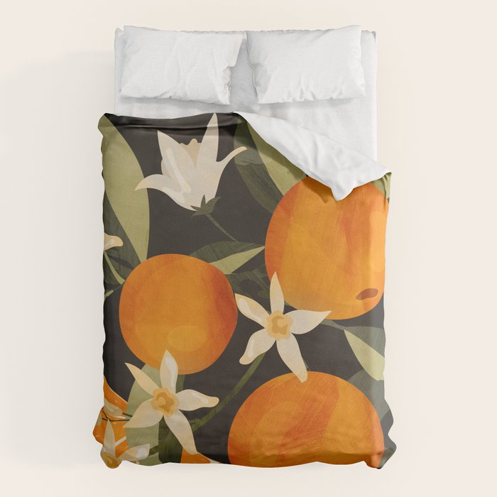 Oranges Botanical Art 1 Duvet Cover Gallery Image 6