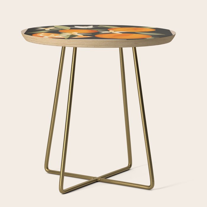 Oranges Botanical Art 1 Side Table Gallery Image 1