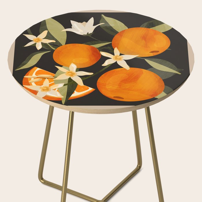 Oranges Botanical Art 1 Side Table Gallery Image 2