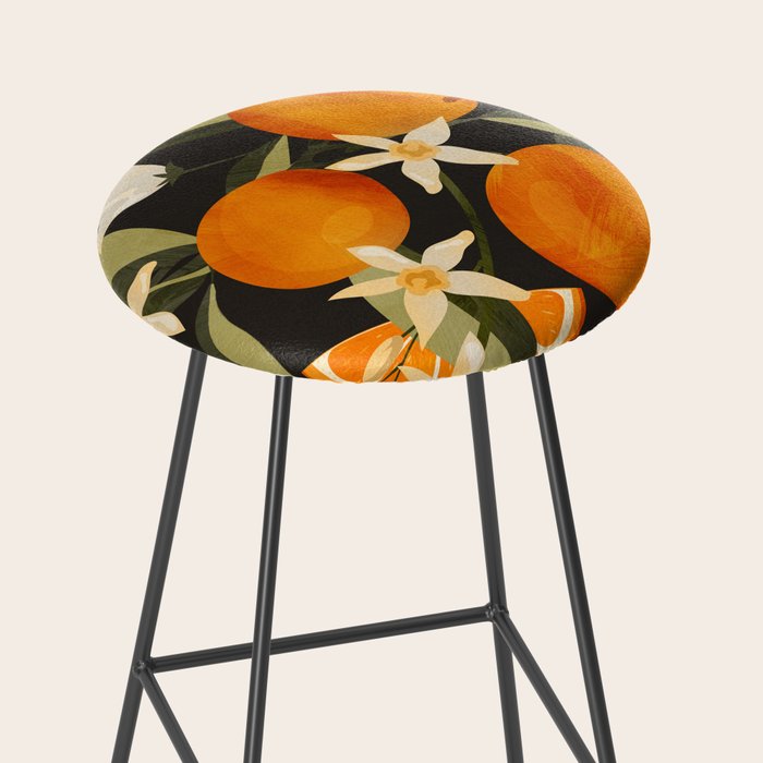 Oranges Botanical Art 1 Stool Gallery Image 2