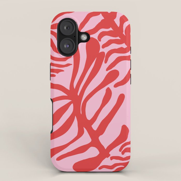 kelp - red & pink iPhone Case Gallery Image 1