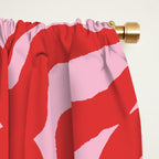kelp - red & pink Window Curtain Gallery Image 2