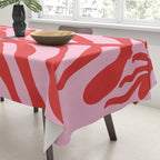 kelp - red & pink Tablecloth Gallery Image 3
