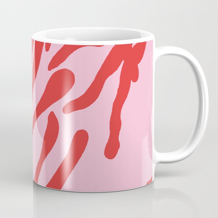 kelp - red & pink Coffee Mug Gallery Image 1