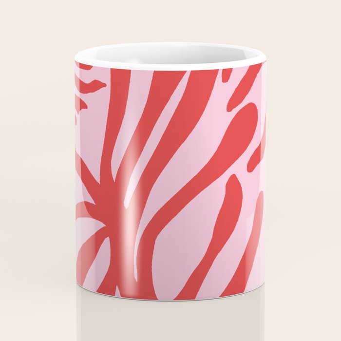 kelp - red & pink Coffee Mug Gallery Image 4