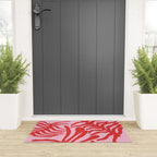 kelp - red & pink Welcome Mat Gallery Image 3
