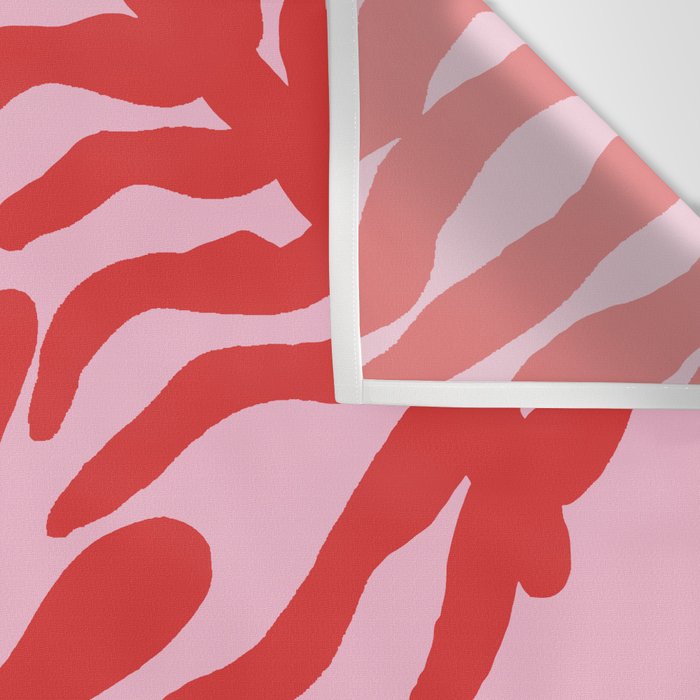 kelp - red & pink Wall Tapestry Gallery Image 3