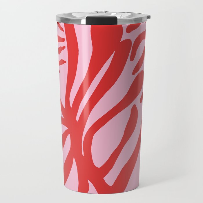kelp - red & pink Travel Mug Gallery Image 1