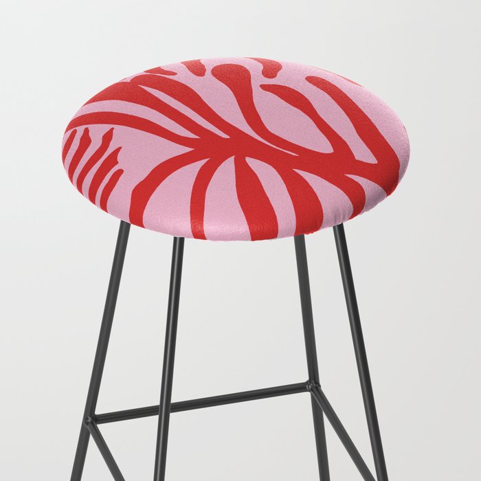 kelp - red & pink Stool Gallery Image 2