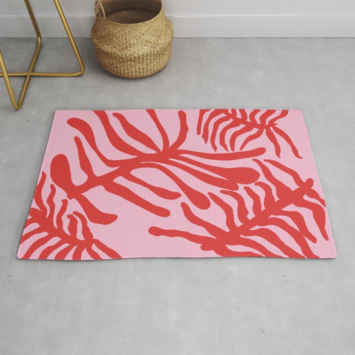 kelp - red & pink Rug Gallery Image 1