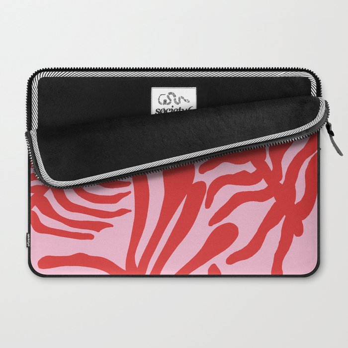 kelp - red & pink Laptop Sleeve Gallery Image 2