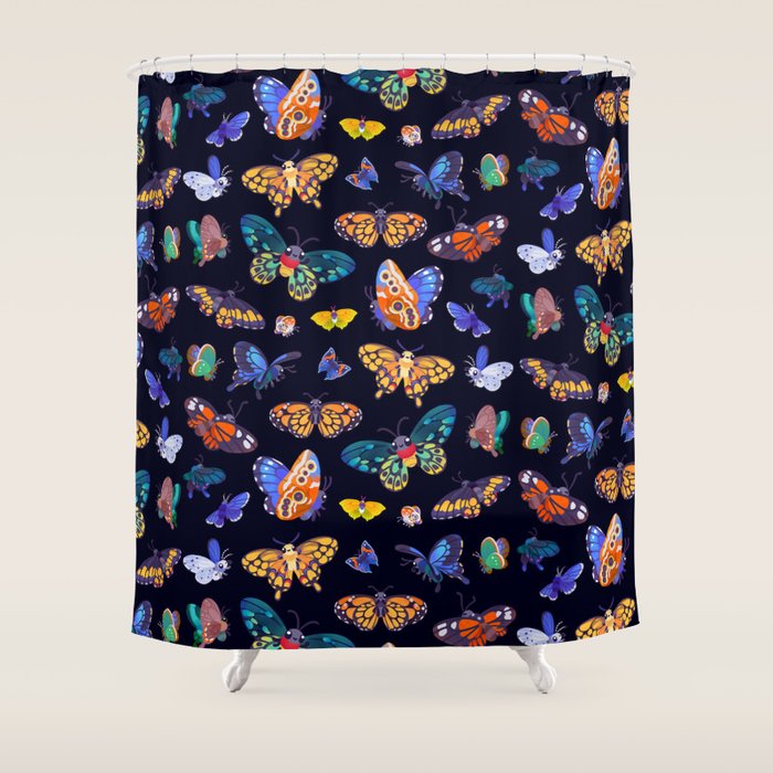 Butterflies Day Shower Curtain Gallery Image 1