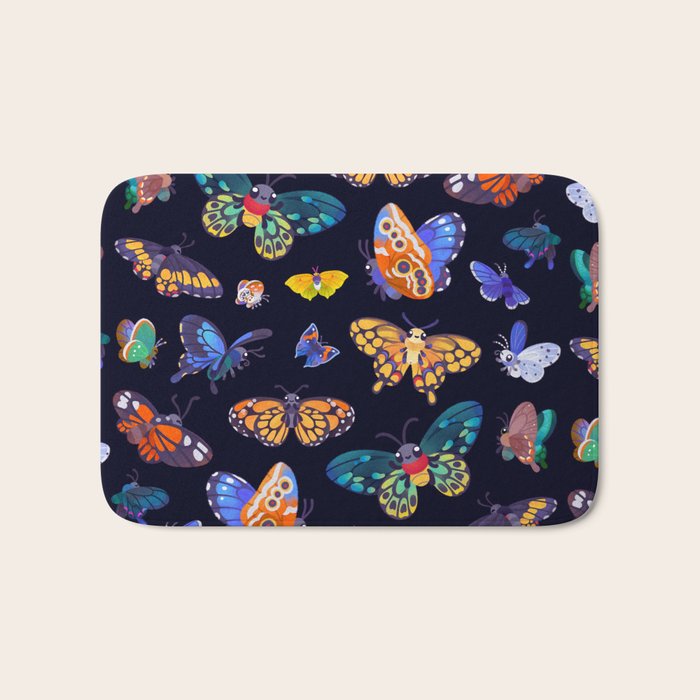 Butterflies Day Bath Mat Gallery Image 1