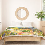 Vincent Van Gogh Flower Garden Landscape Duvet Cover Gallery Image 3