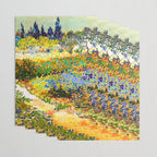 Vincent Van Gogh Flower Garden Landscape Wrapping Paper Gallery Image 3