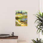 Vincent Van Gogh Flower Garden Landscape Poster Gallery Image 2
