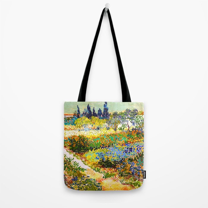 Vincent Van Gogh Flower Garden Landscape Tote Bag Gallery Image 2