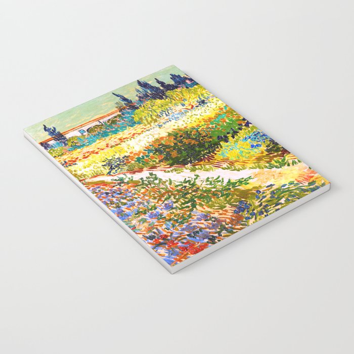 Vincent Van Gogh Flower Garden Landscape Notebook Gallery Image 3
