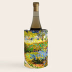 Vincent Van Gogh Flower Garden Landscape Wine Chiller Gallery Image 1