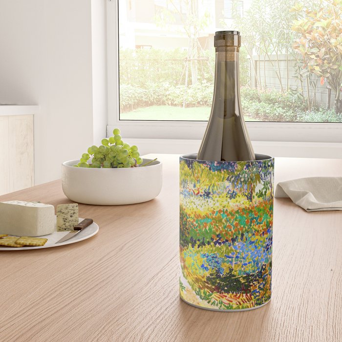 Vincent Van Gogh Flower Garden Landscape Wine Chiller Gallery Image 4