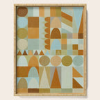 Geometric Shapes & Colors #2 Serving Tray Gallery Image 1