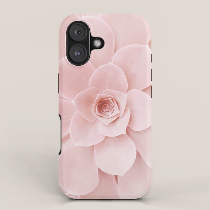 Blush Succulent iPhone Case Gallery Image 1
