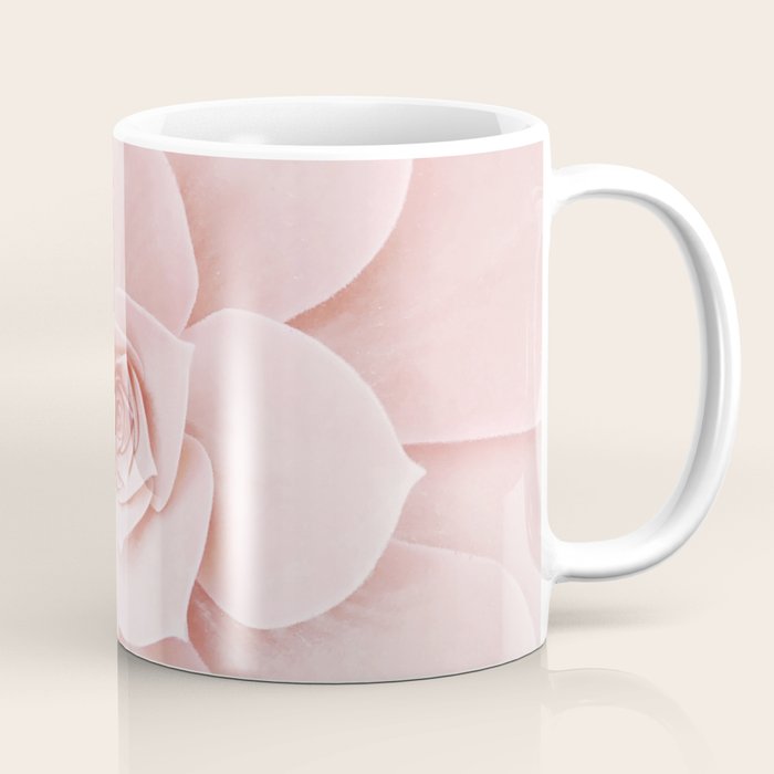 Blush Succulent Coffee Mug Gallery Image 1