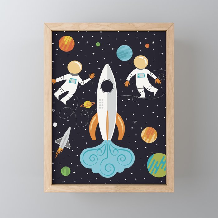 A Walk in Space Mini Art Print Gallery Image 1