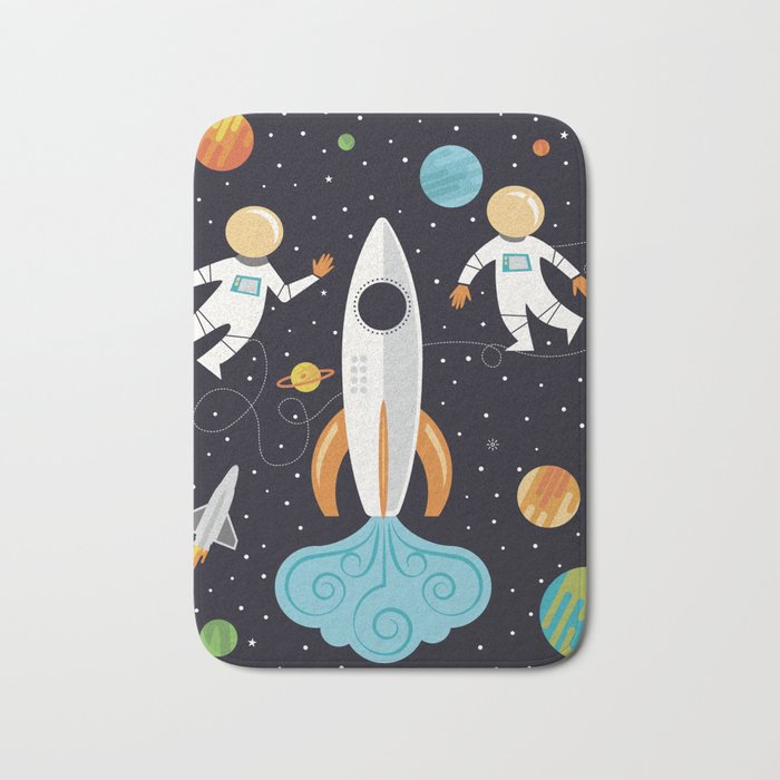 A Walk in Space Bath Mat Gallery Image 1