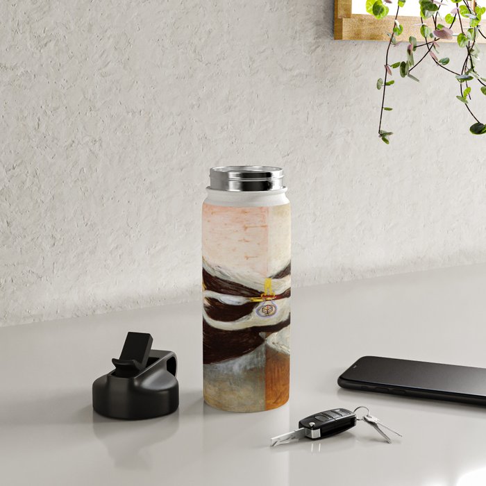 Hilma af klint The Swan,No,3 Water Bottle Gallery Image 4