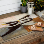 Hilma af klint The Swan,No,3 Outdoor Rug Gallery Image 2