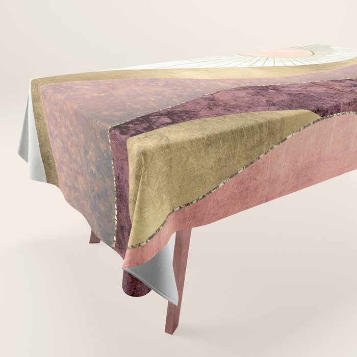 Blush Sun Tablecloth Gallery Image 1