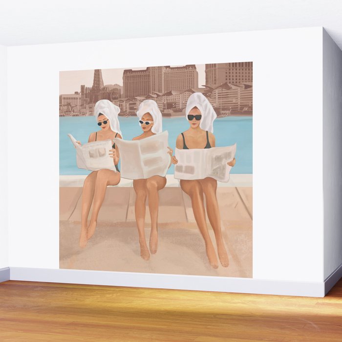 Hotel Morning Wall Mural Gallery Image 2