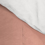 Blush Pink and Mustard Gold Minimalist Color Block Comforter Gallery Image 4