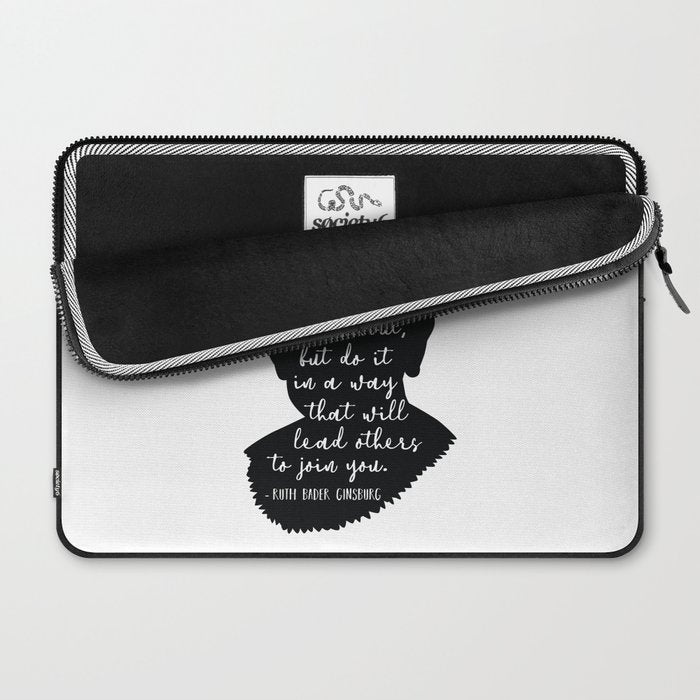 Ruth Bader Ginsburg Quote Laptop Sleeve Gallery Image 2