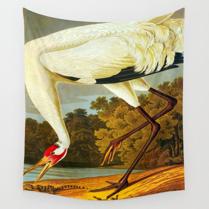 Whooping Crane Wall Tapestry Gallery Image 4