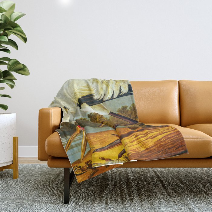 Whooping Crane Throw Blanket Gallery Image 1