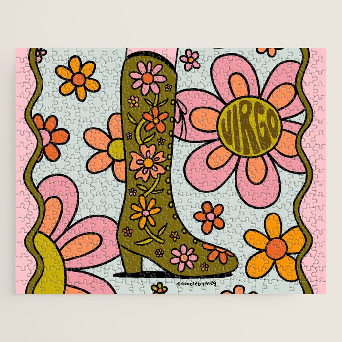 Virgo Groovy Boot Jigsaw Puzzle Gallery Image 1