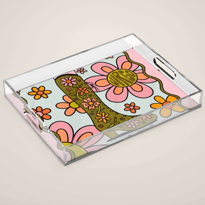 Virgo Groovy Boot Acrylic Tray Gallery Image 1