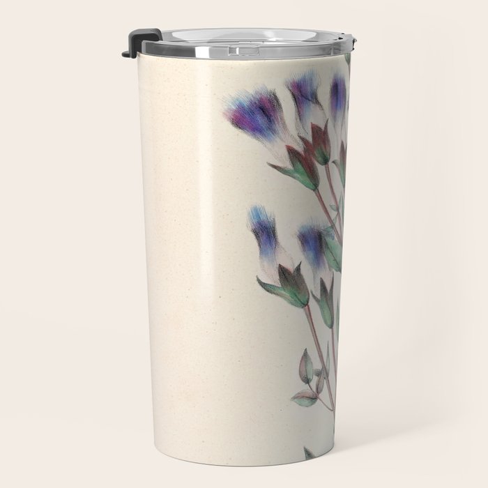  Fringed gentian by Clarissa Munger Badger, 1859 (benefitting The Nature Conservancy) Travel Mug Gallery Image 3