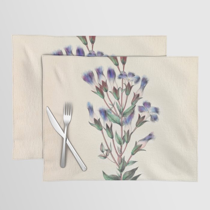  Fringed gentian by Clarissa Munger Badger, 1859 (benefitting The Nature Conservancy) Placemat Gallery Image 1