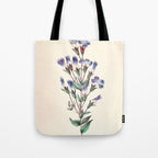  Fringed gentian by Clarissa Munger Badger, 1859 (benefitting The Nature Conservancy) Tote Bag Gallery Image 1