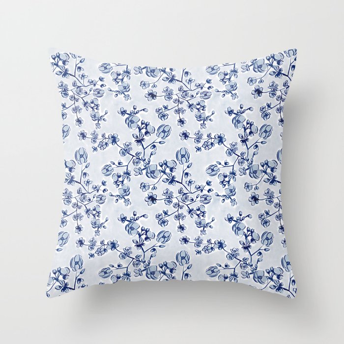 Chinoiserie Dreams Throw Pillow Gallery Image 1