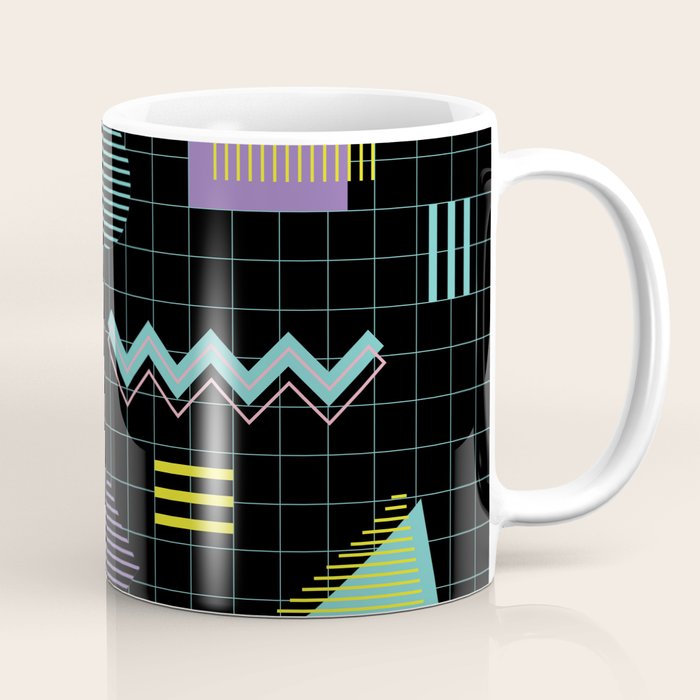 Memphis Pattern 4 - 80s Retro Coffee Mug Gallery Image 1