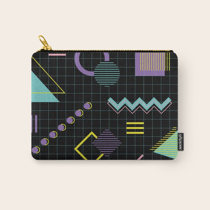 Memphis Pattern 4 - 80s Retro Carry All Pouch Gallery Image 1