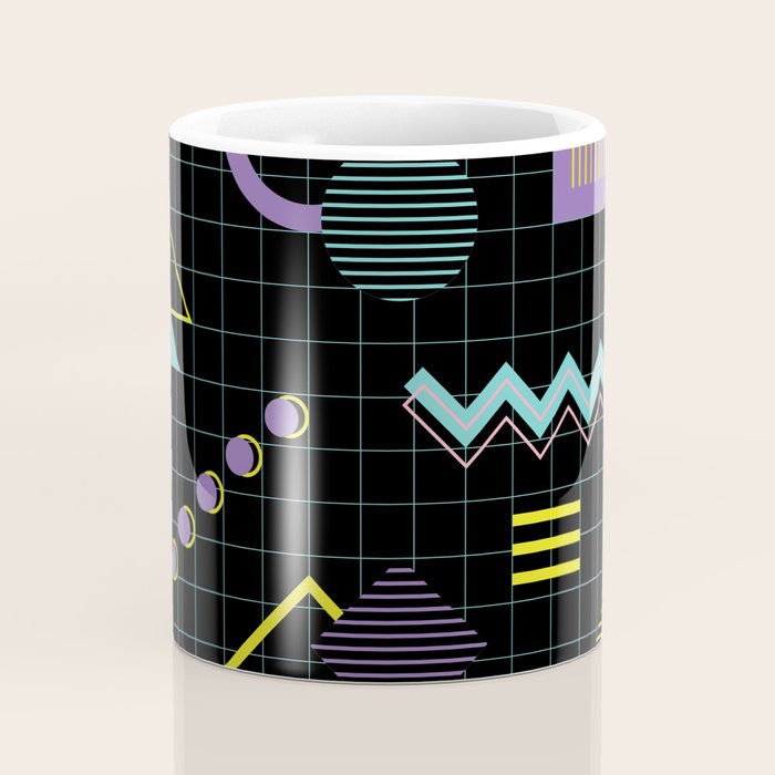Memphis Pattern 4 - 80s Retro Coffee Mug Gallery Image 4